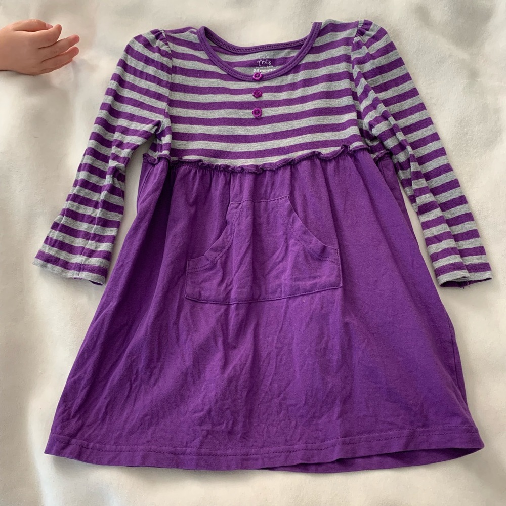 Little Tots Girls Babydoll Dress Tunic